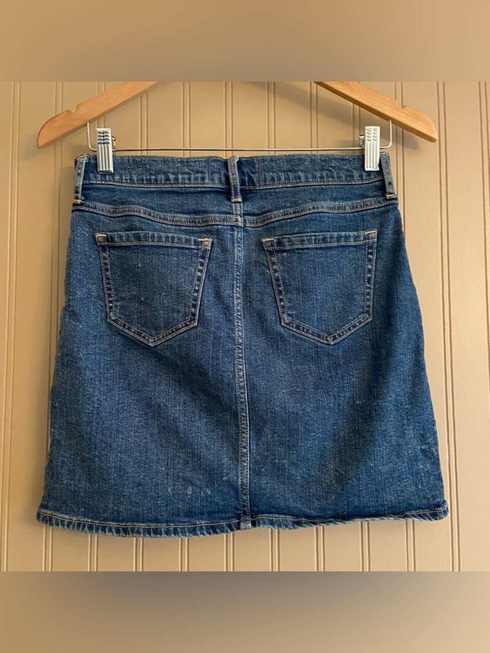 Abercrombie kids Button Down Distressed Denim Skirt Size 15/16 - Picture 3 of 3